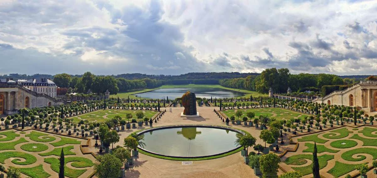 Chateau Versailles garden and park orangery